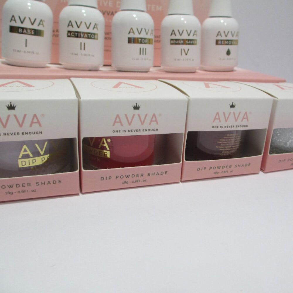 NEW Avva Dip Powder Pro Kit for Nails Innovative System Includes 4 Dip Powders - Picture 4 of 7
